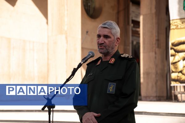 صبحگاه مشترک بسیج فرهنگیان اداره‌‌کل آموزش و پرورش شهر تهران 