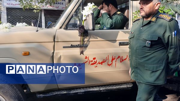 اجتماع فاطمیون و تشییع پیکر 2 شهید گمنام در تالش