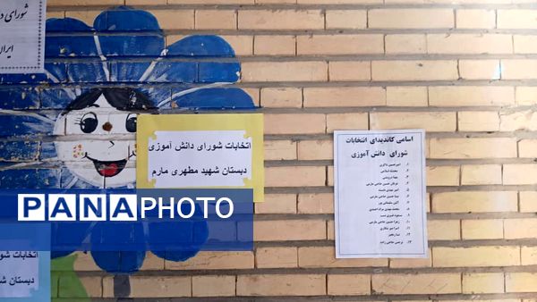 انتخابات شورای دانش‌آموزی دبستان شهید مطهری فین 