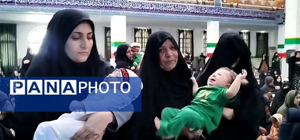 اجتماع شیرخوارگان حسینی در قلعه‌گنج 