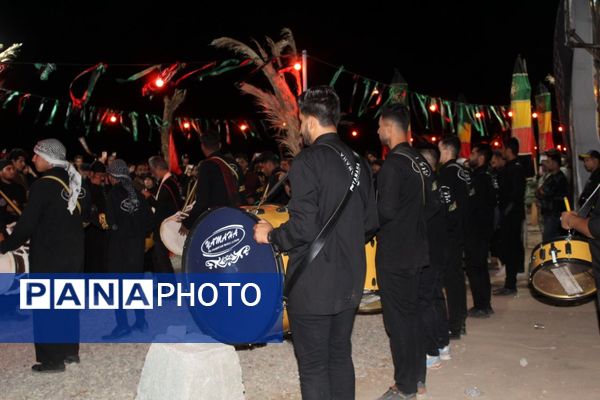 تئاتر دلدادگی در سلسله الذهب نیشابور در شب تاسوعای حسینی 