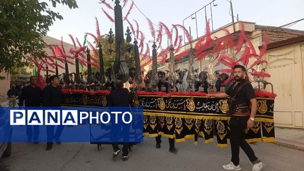 هیات‌ عزاداری‌ در شهر وردنجان‌‌ 