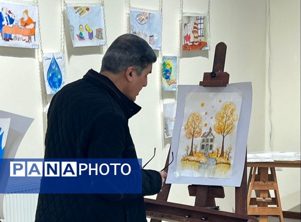 نمایشگاه پرسش مهر مدرسه قدسیه تبریز 