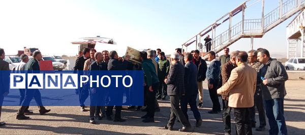 مراسم تشییع شهدای گمنام در دانشگاه آزاد تاکستان جلوه‌ای از همبستگی دانشگاهیان