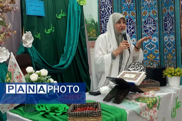 جشن ولادت امام علی(ع) در مدرسه شهید آقچه‌لو رباط‌کریم