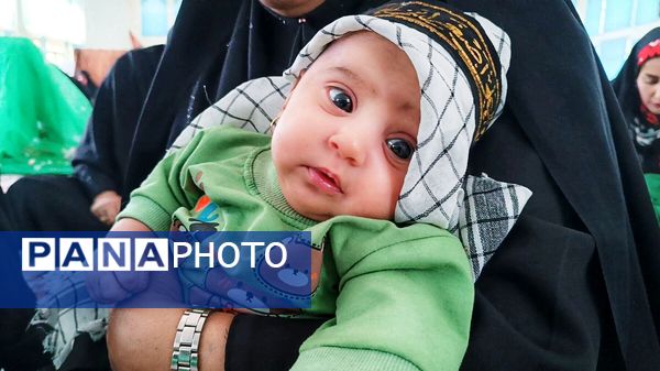  مراسم شیرخوارگان حسینی در شهرستان مارگون