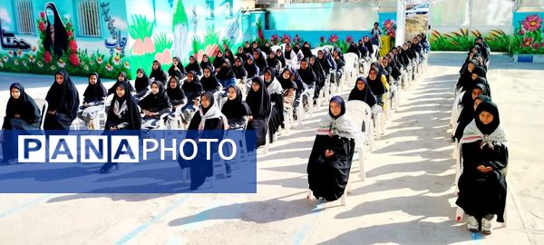 آیین نکوداشت و نواختن زنگ پدافند غیرعامل در شهرستان کلات