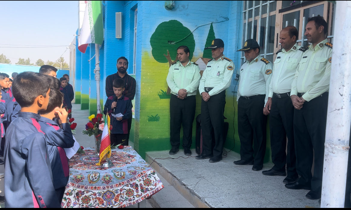 آیین گرامیداشت هفته‌ی نیروی انتظامی در آموزشگاه منتظرقائم خاتم