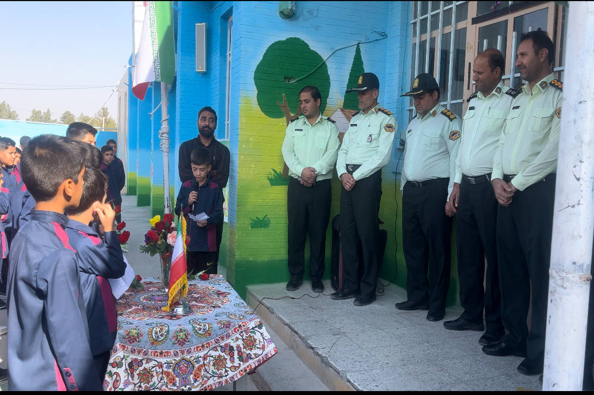 آیین گرامیداشت هفته‌ی نیروی انتظامی در آموزشگاه منتظرقائم خاتم