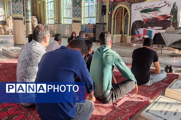 مراسم بزرگداشت و گرامیداشت یاد و خاطره دو تن از شهدای شهر بار نیشابور