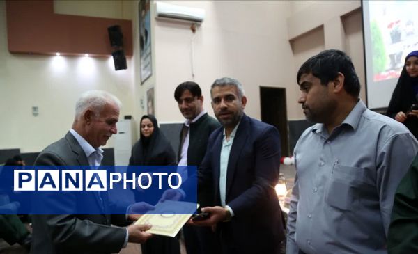 اولین سالروز تدفین شهید گمنام در شهرک شهید تندگویان شهرستان جم