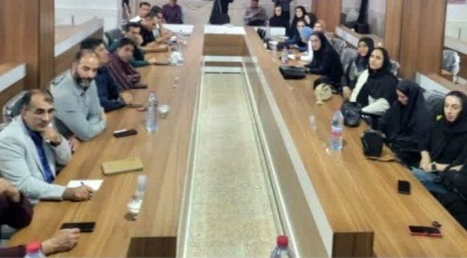 جلسه‌ی هم‌اندیشی با ورزشکاران شهرستان سامان