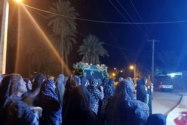 آیین معنوی زنان فین و مارم در سوگ بانوی دو عالم حضرت فاطمه زهرا(س)