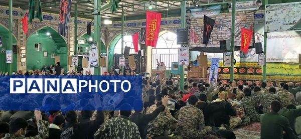 حضور گسترده فرهنگیان و دانش‌آموزان بسیجی بافق در همایش اقتدار