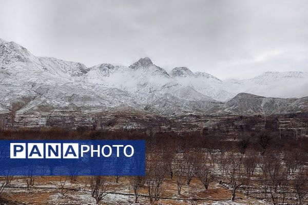 خودنمایی برف در شهر بار نیشابور