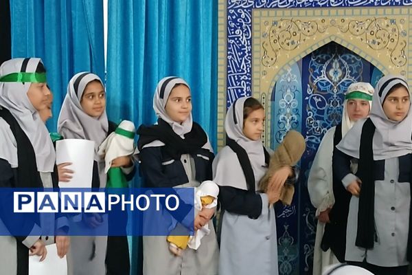  مراسم شهادت حضرت فاطمه زهرا(س) در مدارس بهارستان‌دو