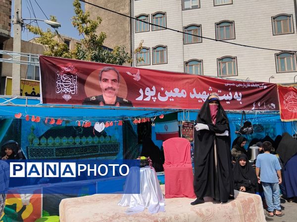 پیاده‌روی جاماندگان اربعین حسینی از مصلی تا میدان شهدای کرج