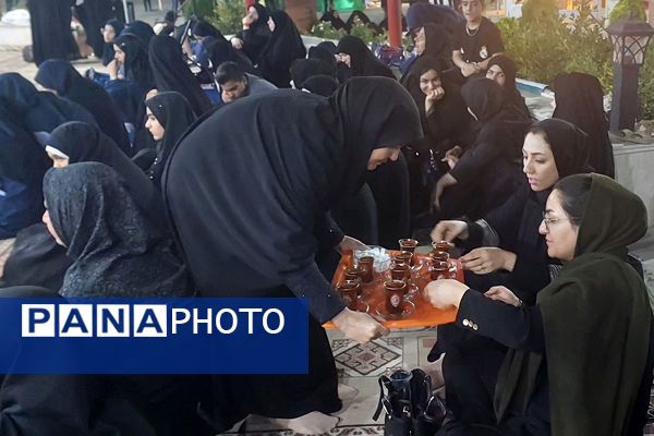 مراسم عزاداری شب چهارم محرم 1404 در اداره‌کل آموزش و پرورش فارس