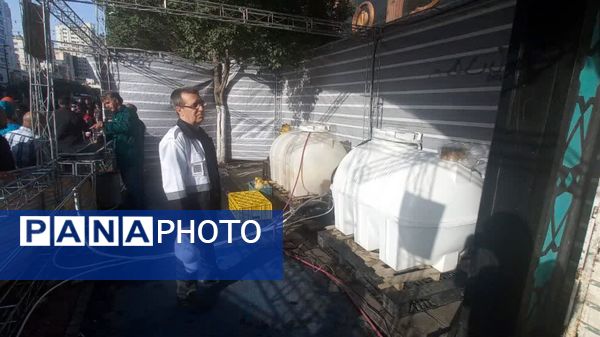 بازدید ایمنی از موکب‌های اربعین ۱۴۰۴ توسط کارشناسان مدیریت بحران شهرداری