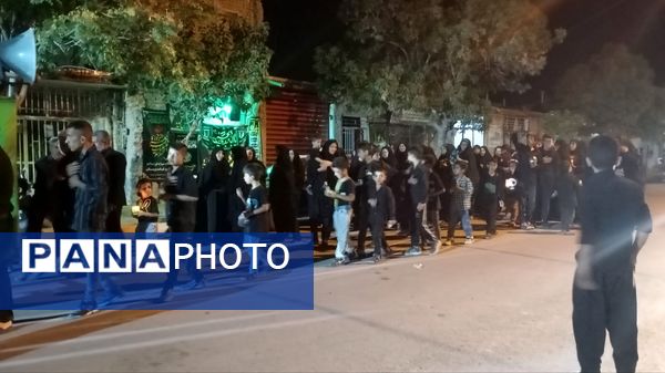 مراسم شام غریبان در شهر تیتکانلو