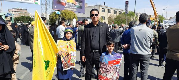 راهپیمایی روز قدس با حضور مسئولان اداره‌کل آموزش‌وپرورش استان خراسان رضوی