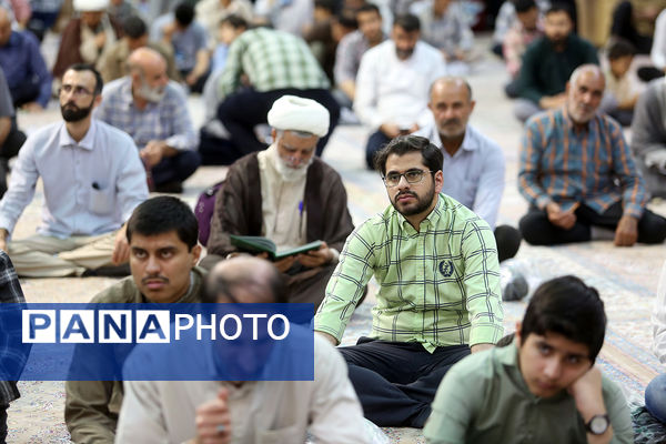 مراسم جشن میلاد پیامبر اکرم(ص) و امام جعفر صادق(ع) در حرم حضرت معصومه(س)
