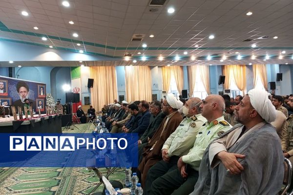 مراسم بزرگداشت شهادت آیت‌الله رئیسی و همراهانش در شهرستان رباط‌کریم 