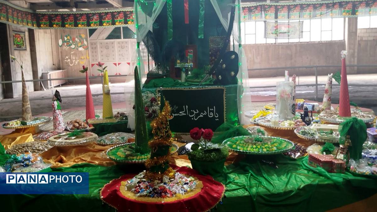 حجله نمادین حضرت قاسم(ع) در سامان