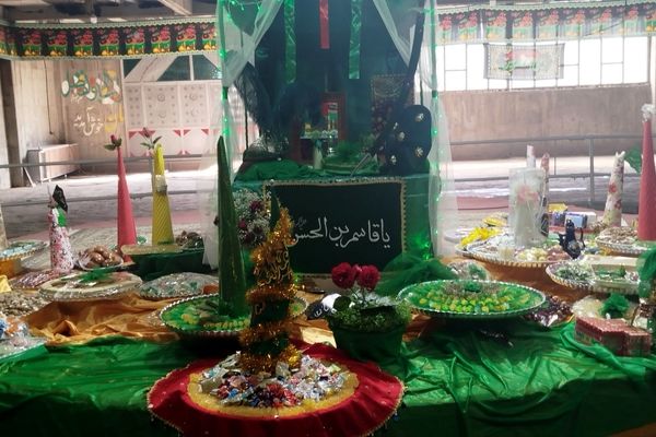 حجله نمادین حضرت قاسم(ع) در سامان