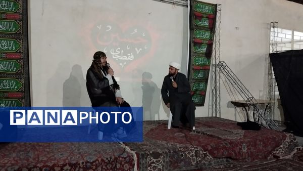 مراسم عزاداری شب ششم ماه محرم در مسجد چهارده معصوم (ع) 