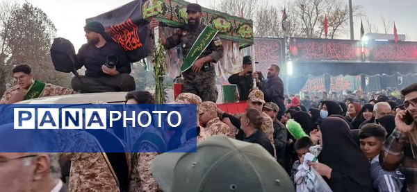 وداعی غم‌انگیز با شهید گمنام در نورآباد