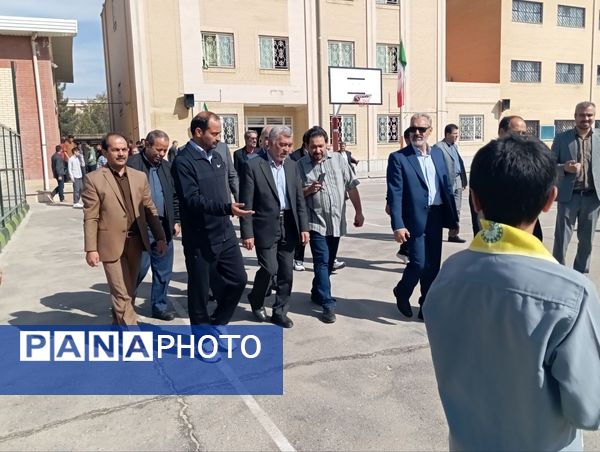 آئین افتتاح چمن مصنوعی سمپاد آموزشگاه شهید بهشتی نیشابور