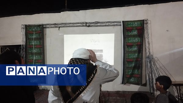 مراسم عزاداری شب ششم ماه محرم در مسجد چهارده معصوم (ع) 
