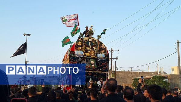 شکوه نخل‌گردانی در گناباد؛ تصویری از عشق و ارادت در محرم