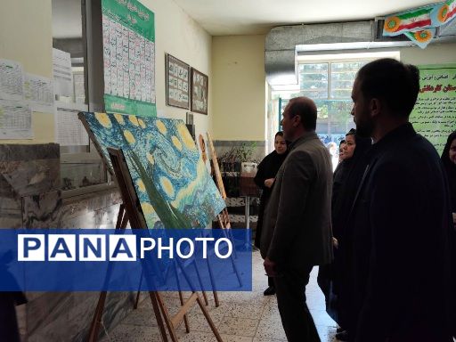 نمایشگاه هنرهای دستی و نمایشگاه کسب و کار دانش‌آموزی در هنرستان ثمین شهرستان سملقان