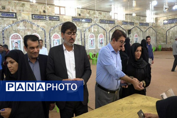 حضور گسترده مردم شهرستانها و مناطق استان بوشهردر انتخابات ریاست جمهوری