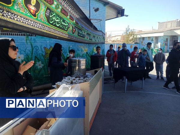 مراسم عزاداری حضرت زهرا (س) در دبستان پسرانه فضیلت 