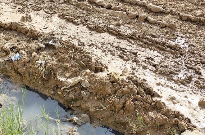 بارش باران گل‌ولای را به جان اسلام‌آباد شرقی انداخت؛ پروژه نیمه‌کاره آبفا دردسرساز شد