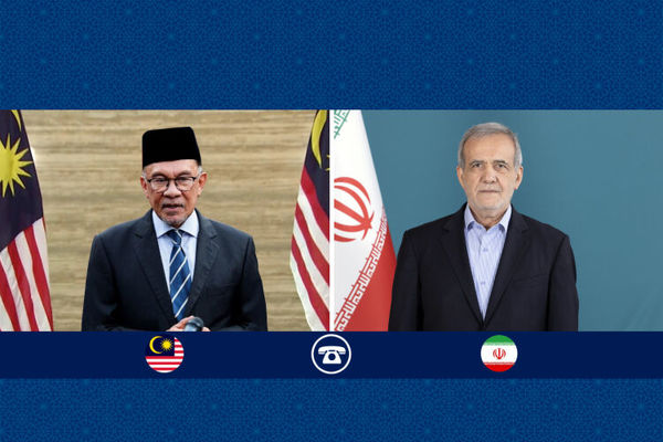 تاکید روسای دولت ایران و مالزی برای حمایت از مردم غزه در مجامع بین المللی