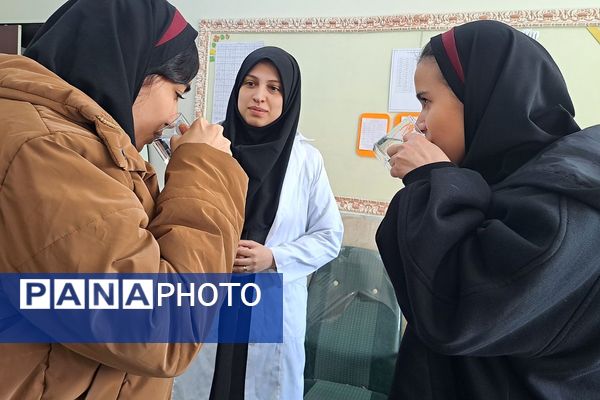 آغاز طرح مکمل یاری با آهن و ویتامین دی در مدارس کهریزک