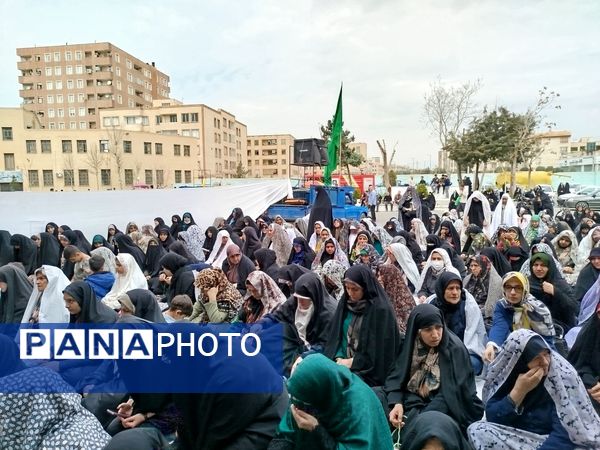 مردم ملارد در حمایت از آرمان‌های فلسطین به خیابان‌ها آمدند 