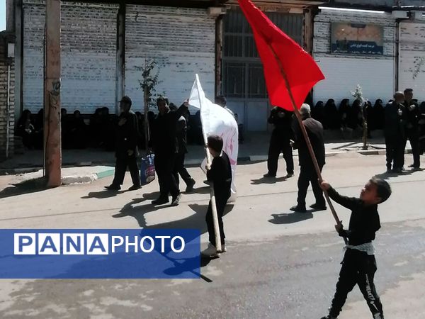 شهر نسر غرق در سوگ؛ برپایی دسته‌های عزاداری شهادت امام حسن(ع) و رحلت پیامبر اکرم(ص)