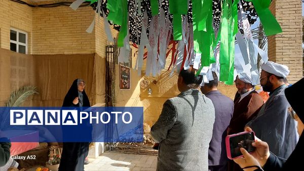 افتتاح نمایشگاه نبرد ناتمام در دبیرستان صدرا ابرکوه