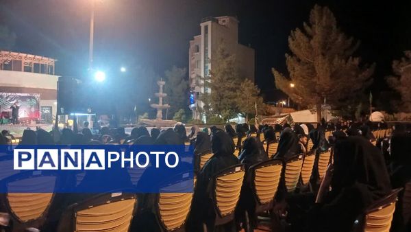 برگزاری مراسم عزاداری شب ششم ماه‌محرم در شهر نیم‌‌ور