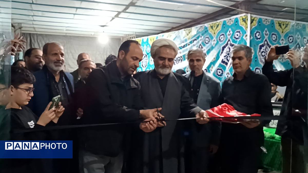 افتتاح نمایشگاه اندیشکده ندبه در هیات مهدیون کرج شاهین ویلا