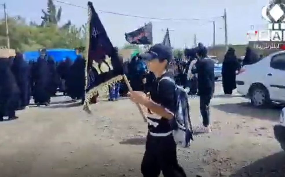 عرض ارادت اهالی ورجان قم به سیدالشهدا(ع)