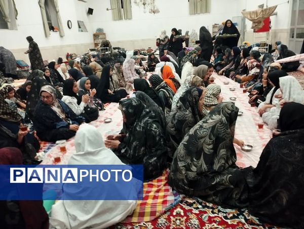 مراسم اعتکاف در مسجد روستای مهدی آباد خلیل آباد