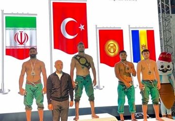 نایب قهرمانی ‌غرورآفرین ایران در کشتی پهلوانی ‌ترکیه
