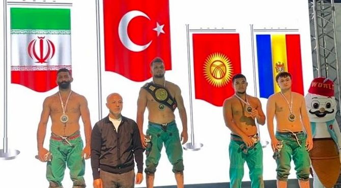 نایب قهرمانی ‌غرورآفرین ایران در کشتی پهلوانی ‌ترکیه