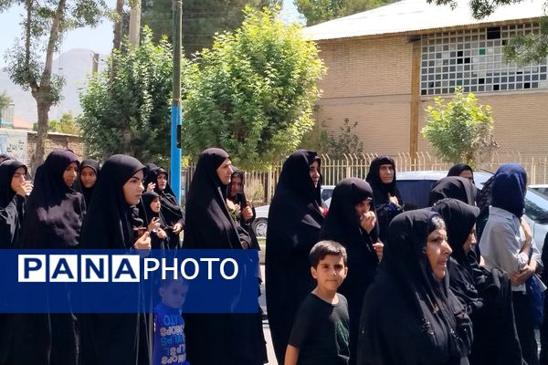 شکوه عزاداران رضوی در لردگان